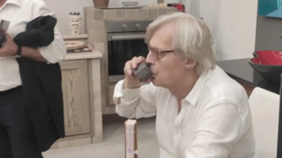 Il Prof. Vittorio Sgarbi a Macchia di Giarre