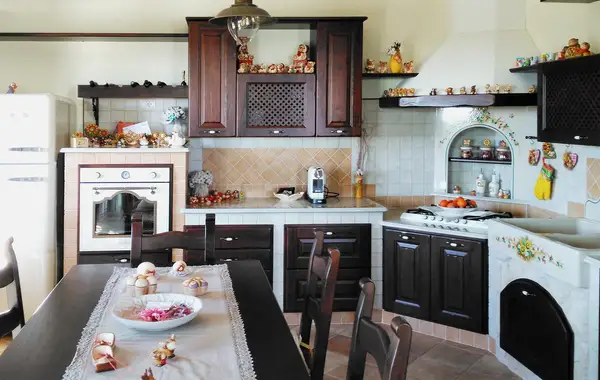 cucina in muratura country