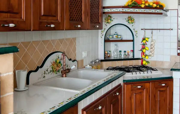 Cucina con piano cottura angolare cucina con zona cottura angolare e lavello