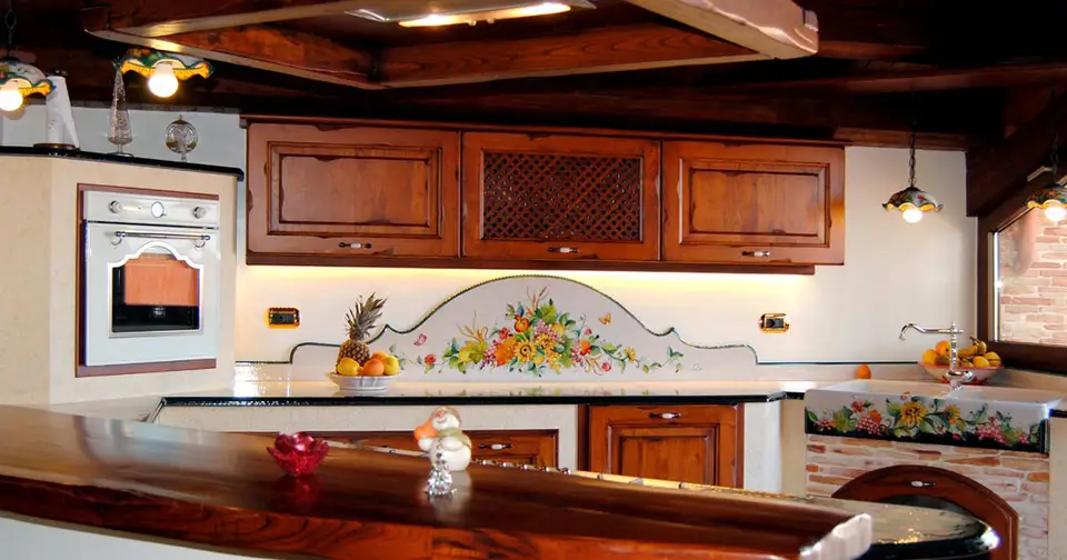 cucina in muratura d'arte