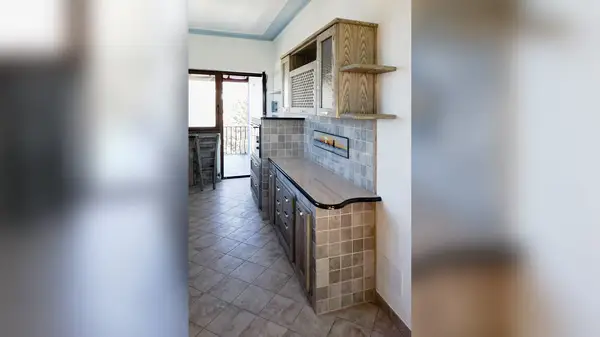 Cucina vista laterale
