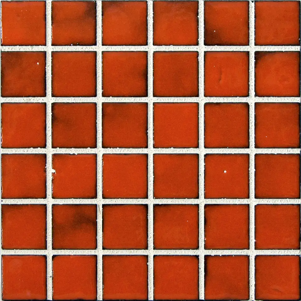 Mattonella Mosaico monocolore in pietra lavica con fuga