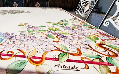 decorazione su pietra lavica artesole