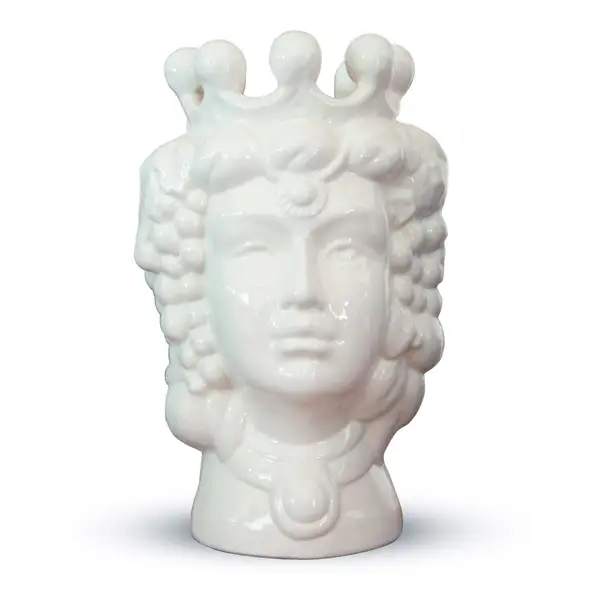 Testa di Moro h25 testa di moro donna in ceramica