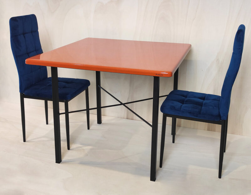 tavolo pietra lavica monocolore arancioone