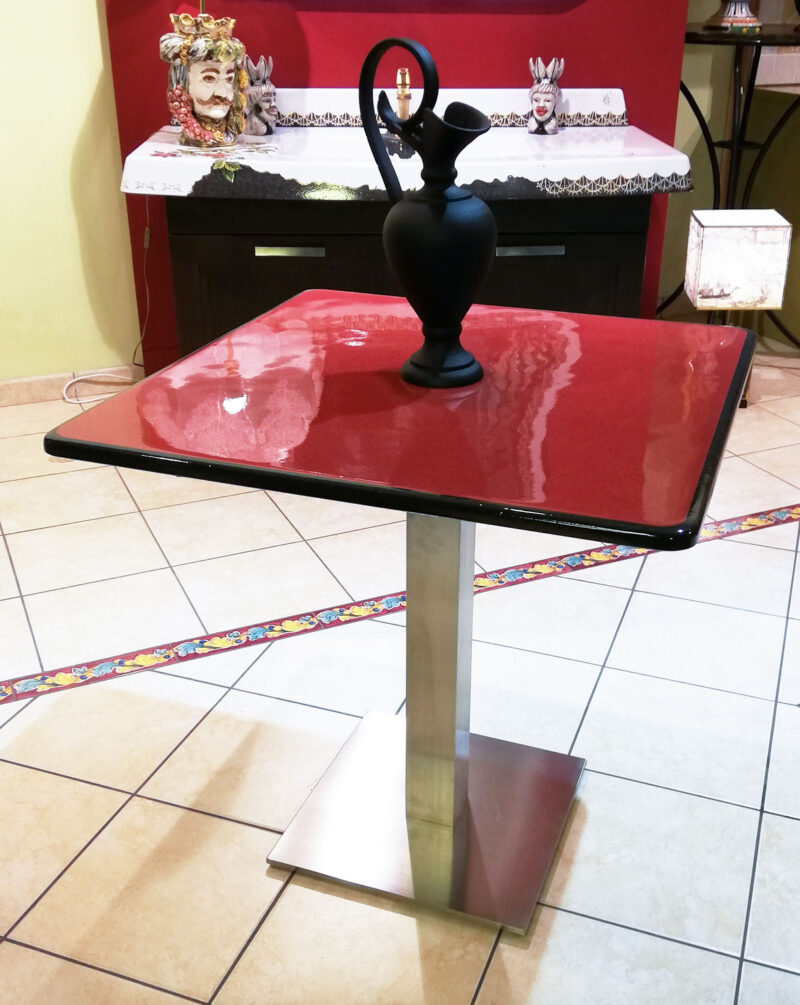 tavolo moderno in pietra lavica